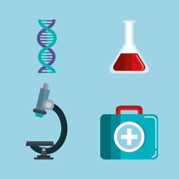 医療科学デザイン — ストックベクタ