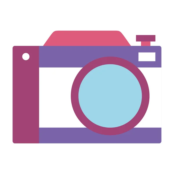 Ícone de câmera fotográfica isolada —  Vetores de Stock