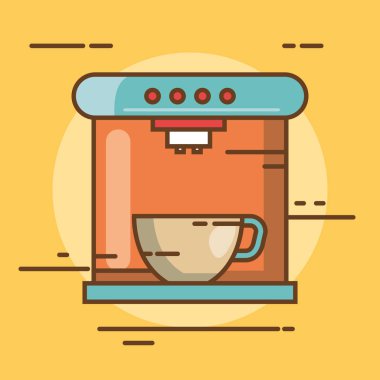 kahve vektör çizim