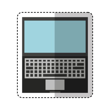 dizüstü bilgisayar izole kutsal kişilerin resmi