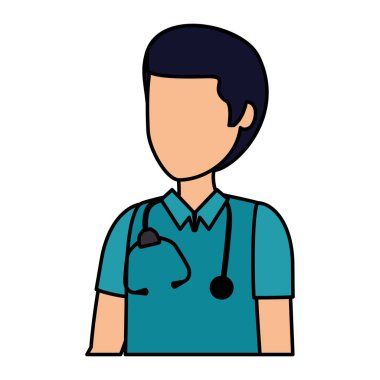 profesyonel doktor avatar karakter