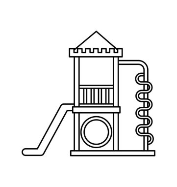 Oyun alanı Oyunlar izole simgesi