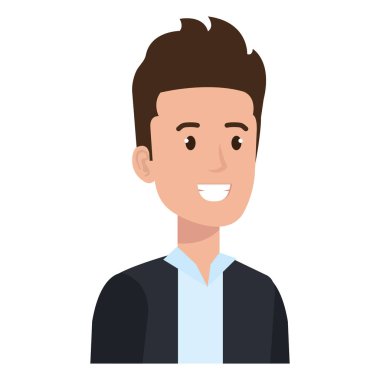 işadamı avatar karakter simgesi