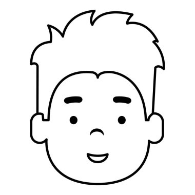 Mutlu küçük çocuk baş karakter