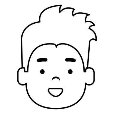 Mutlu küçük çocuk baş karakter