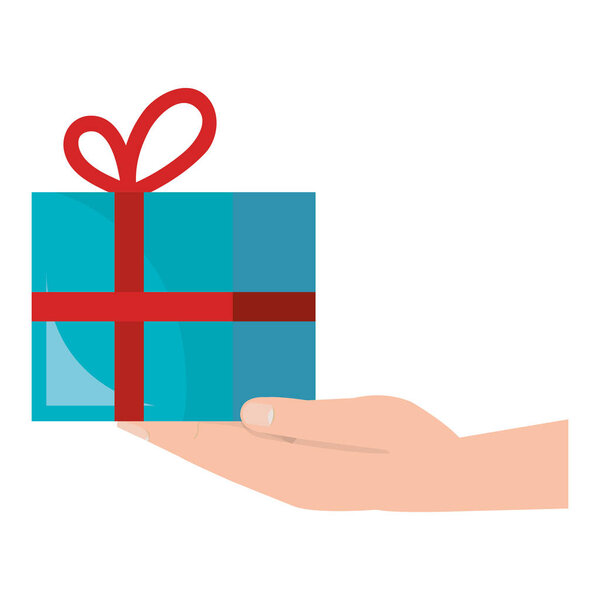 ручной подъем значок подарка
