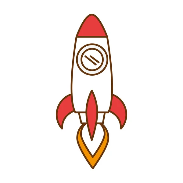 火箭发射器孤立的图标 — 图库矢量图片