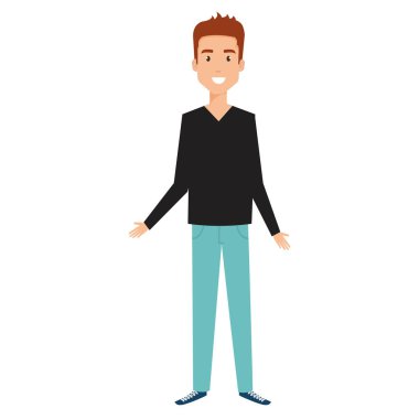 genç adam avatar karakter