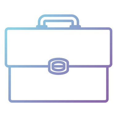 Portföy çanta izole simgesi