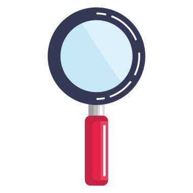 Büyüteç izole simgesini