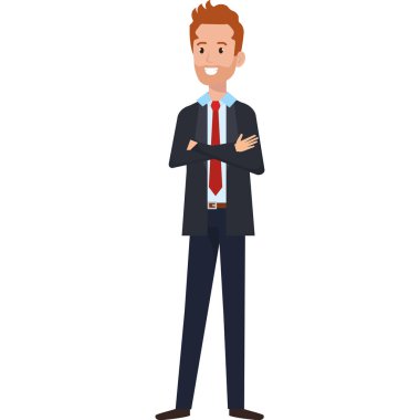 işadamı avatar karakter simgesi