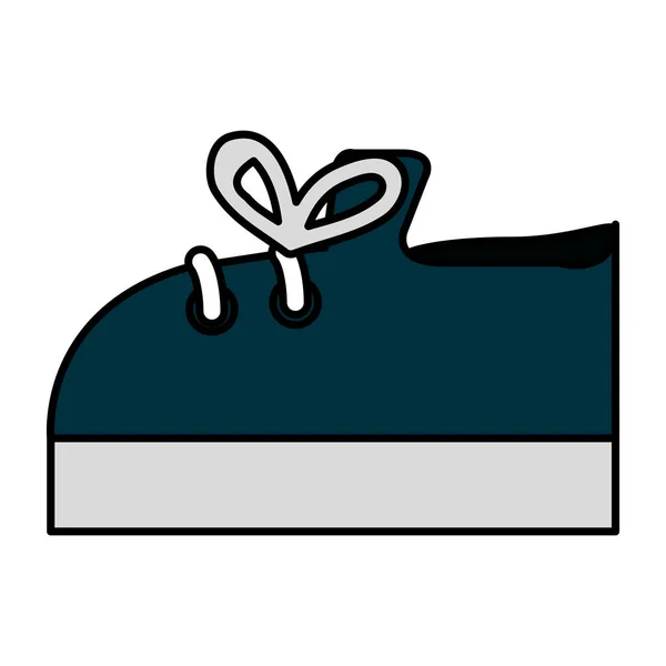 Bebé zapato aislado icono — Vector de stock