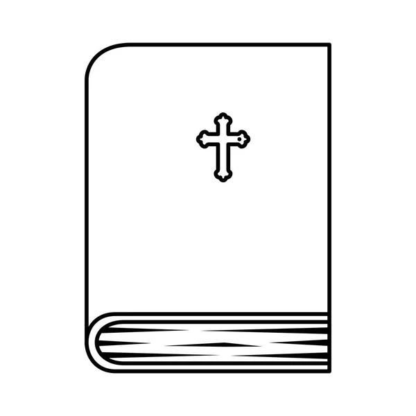 神圣的圣经书图标 — 图库矢量图片