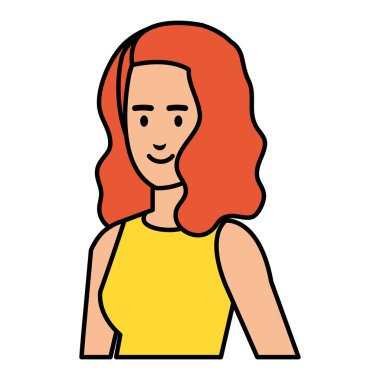 güzel ve genç kadın karakter