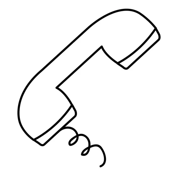 Рог старого телефона — стоковый вектор