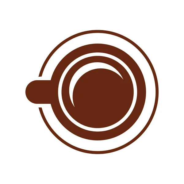 おいしいコーヒー カップ フラット アイコン — ストックベクタ