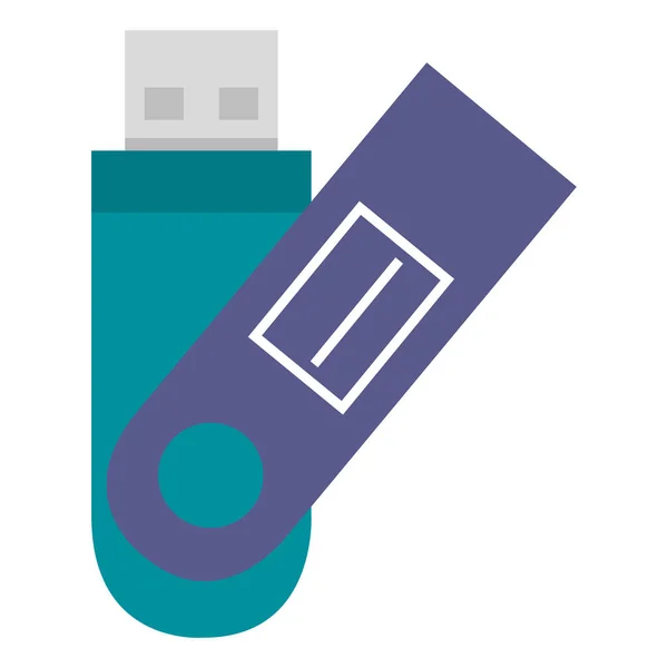 Memoria USB icono corporativo — Vector de stock