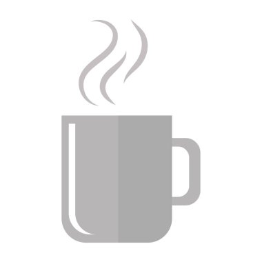 Sıcak kahve kupası.