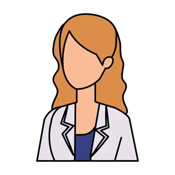 ตัวละครหมอหญิงมืออาชีพ — ภาพเวกเตอร์สต็อก