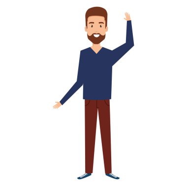 genç adam avatar karakter