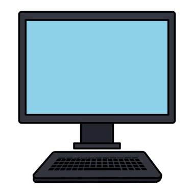 Masaüstü bilgisayar izole kutsal kişilerin resmi