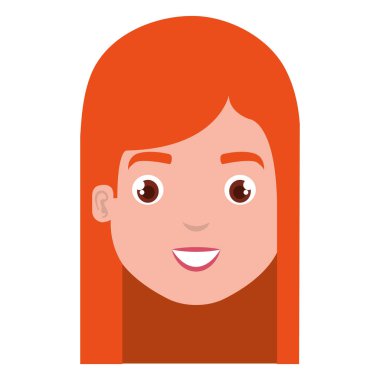 küçük kız kafa simgesi