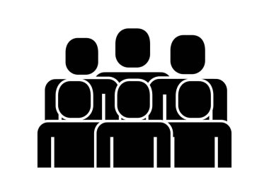 Grup insanların ekip çalışması silueti