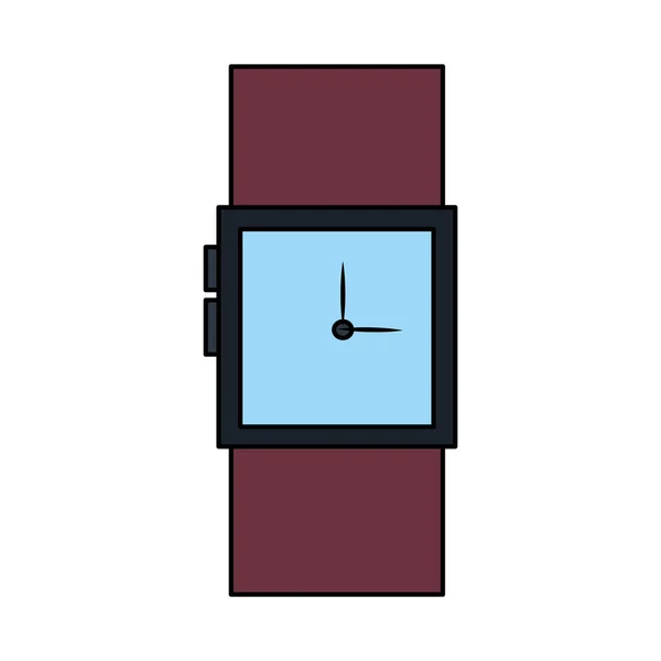 白い背景に腕時計のアクセサリー — ストックベクタ