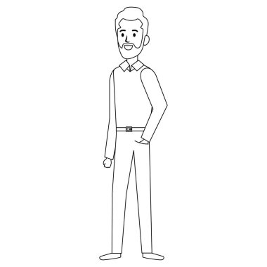 işadamı avatar karakter simgesi