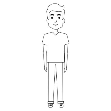 genç adam avatar karakter