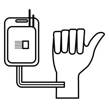 kan torbası bağış ile el