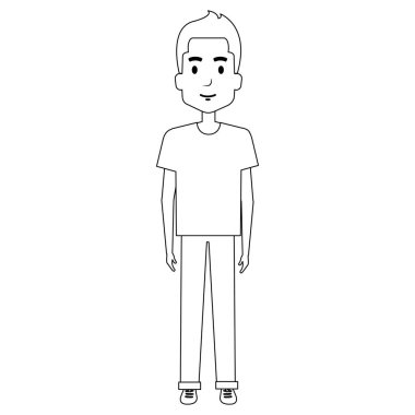 genç adam avatar karakter