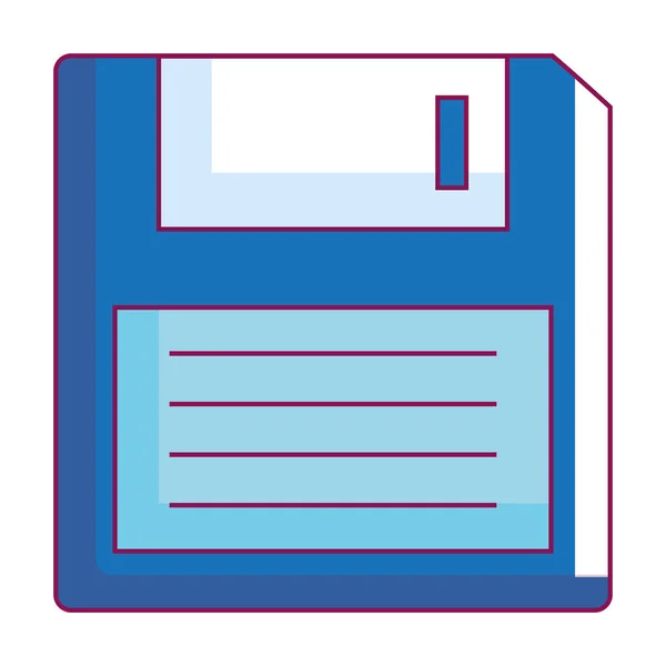 Icône rétro disquette — Image vectorielle