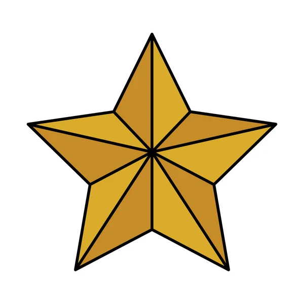 Precio estrella icono aislado — Vector de stock