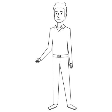 işadamı avatar karakter simgesi