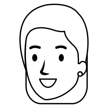 güzel ve genç kadın baş