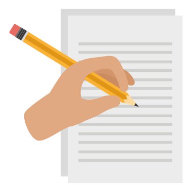 Kağıt kalem ile el yazma