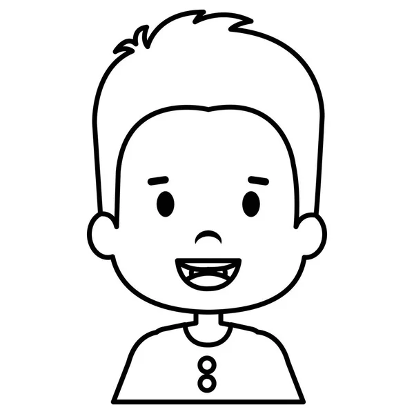 Personaje de niño feliz — Archivo Imágenes Vectoriales