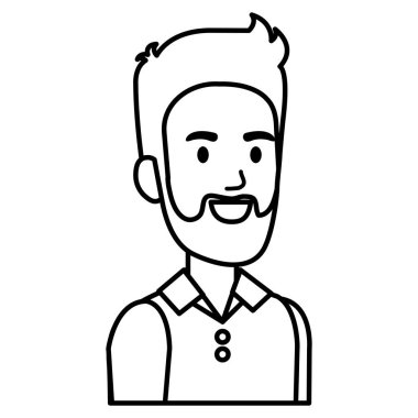 Sakallı genç adam Avatar karakteri