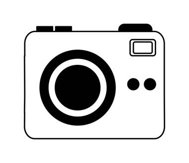 kamera fotoğraf izole simgesi