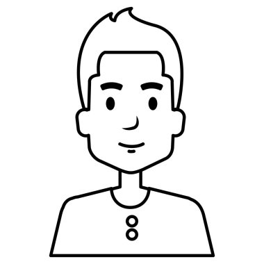 genç adam avatar karakter