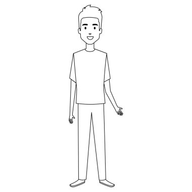 genç adam avatar karakter