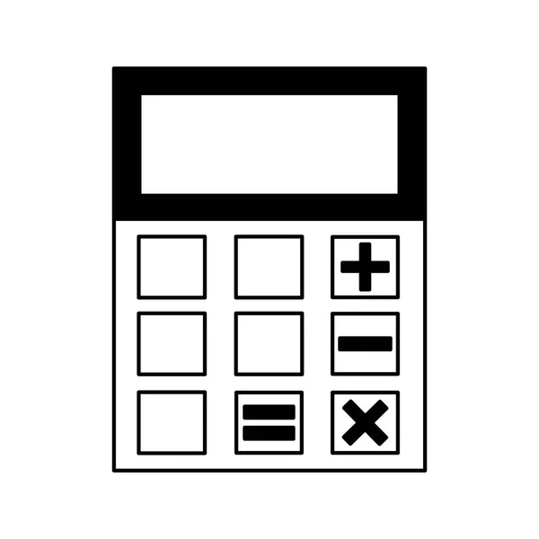 Calculator Math Financiën isometrische icoon — Stockvector