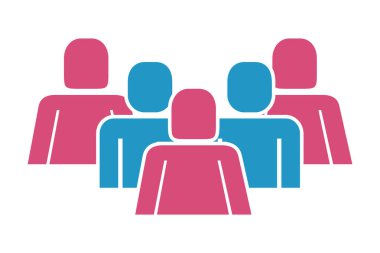 insanlar siluet rakam grubu