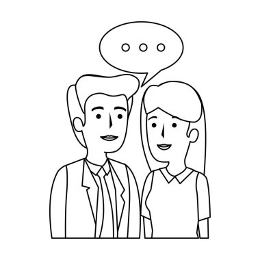 iş çift avatarlar karakter konuşuyor