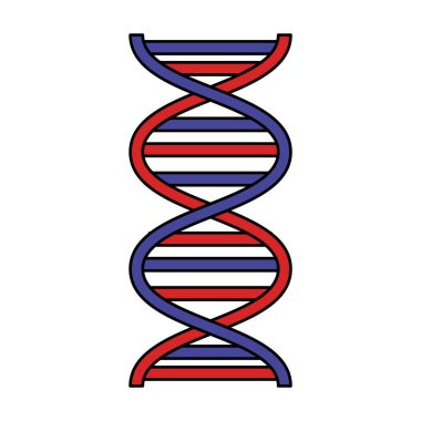 DNA molekülü bilim simgesi