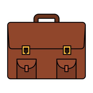 Portföy çanta izole simgesi