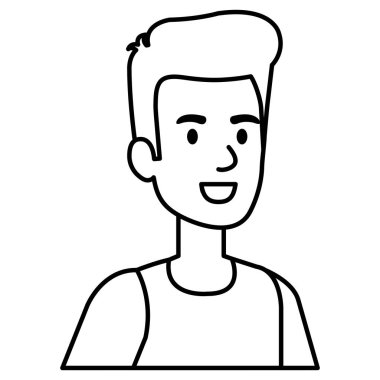 genç adam avatar karakter