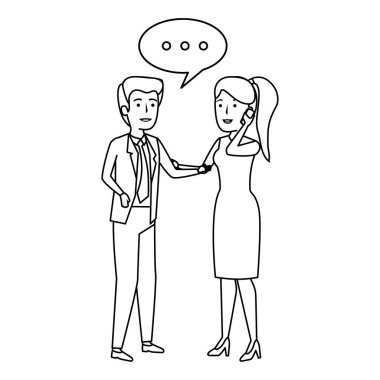 iş çift Smartphone ile konuşmak