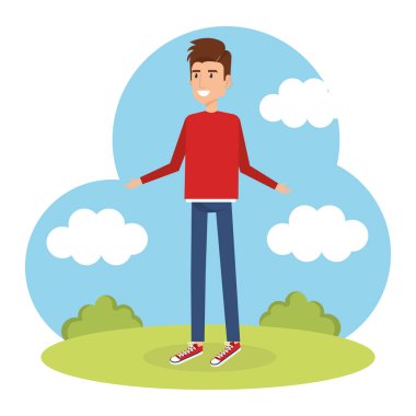 genç adam modeli avatar karakter